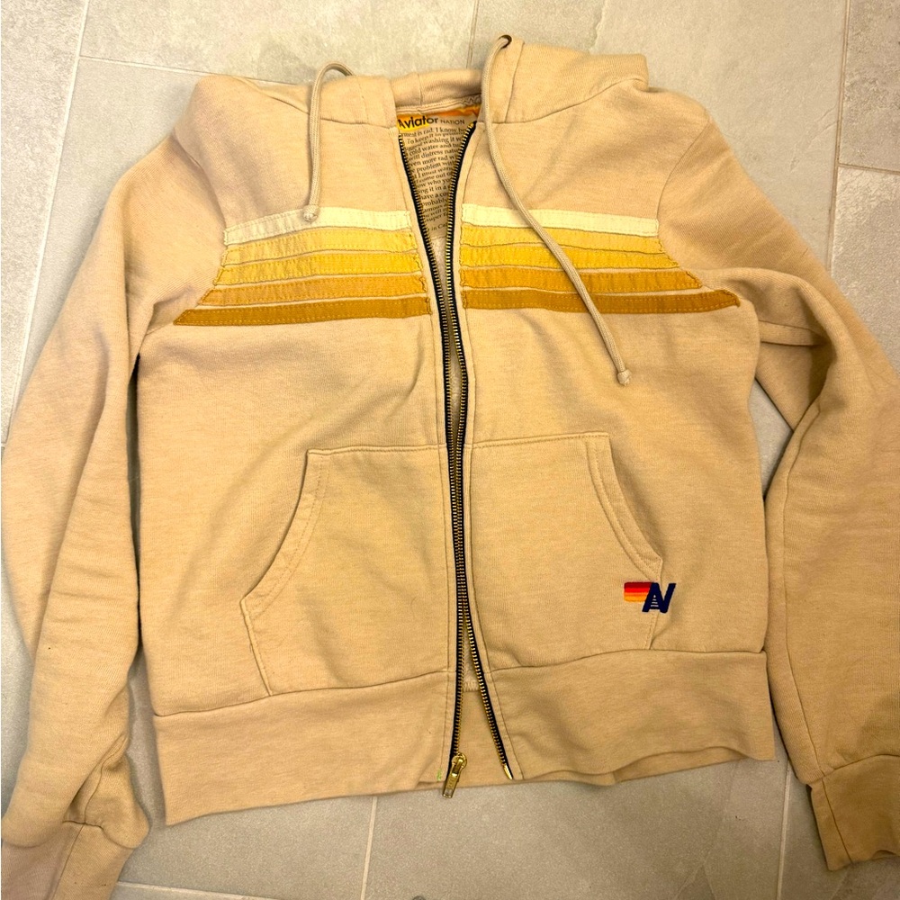 Aviator Nation 5 Stipe Hoodie